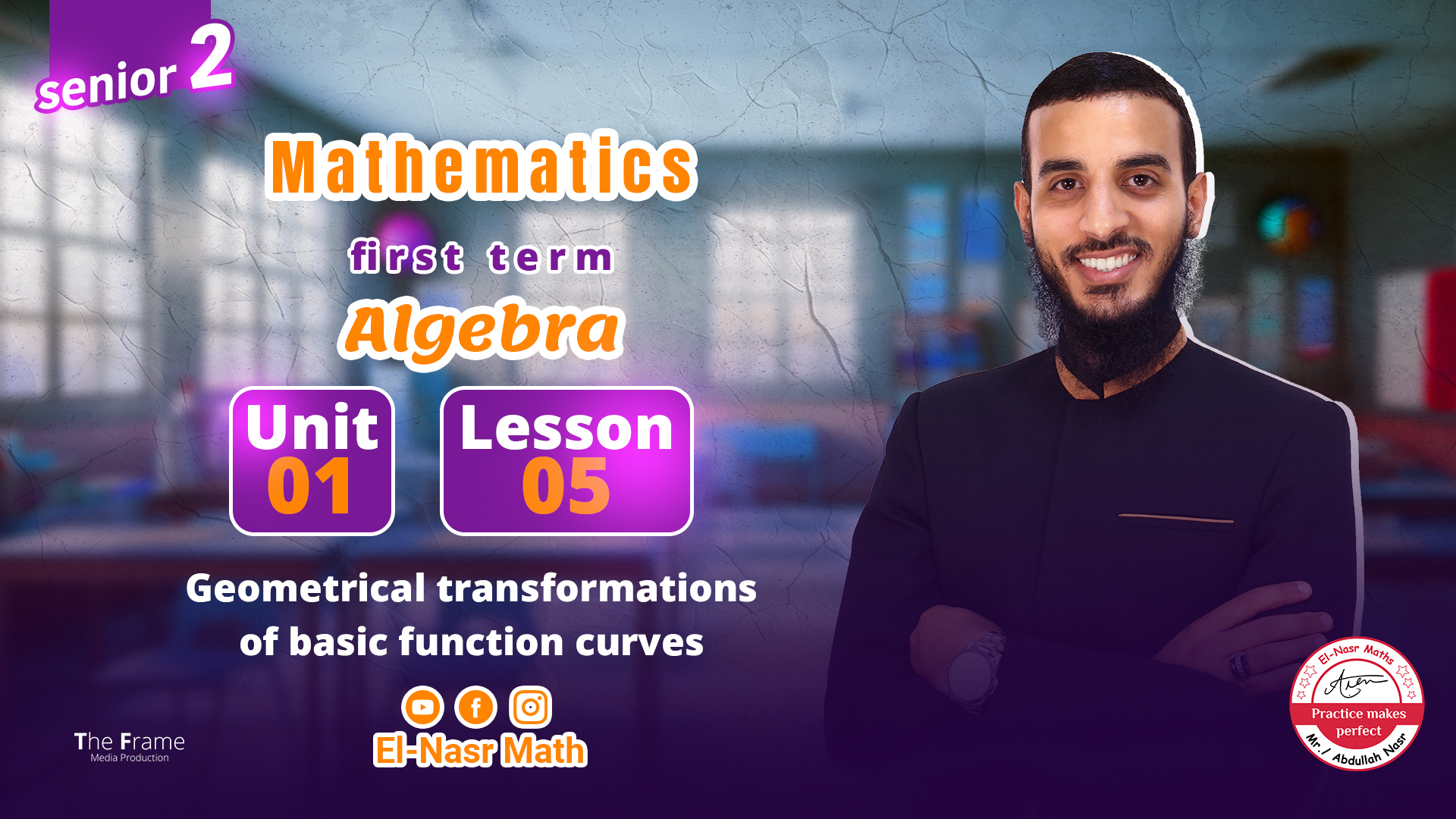 lesson 5 - Geometrical transformations of basic function curves - unit 1 - Algebra